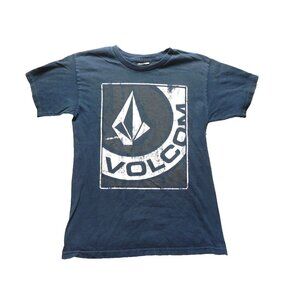 VTG Volcom Shirt Womens Small Big‎ Logo Baggy Y2K Streetwear Short Sleeve Ladies